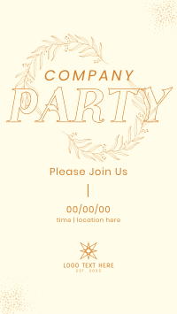 Company Party Facebook story Image Preview