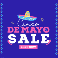 Party with Sombrero Sale Instagram Post Design