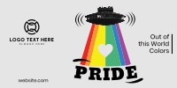 UFO Pride Twitter Post Design