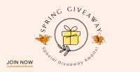 Spring Giveaway Facebook Ad Design