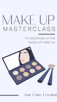 Make Up Masterclass Facebook Story Design