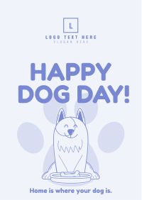 Smiling Dog Flyer Design
