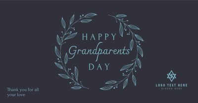 Elegant Classic Grandparents Day Facebook ad Image Preview