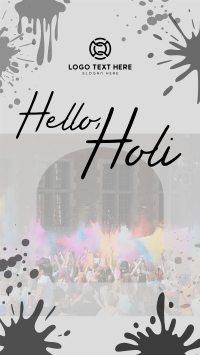 Holi Color Festival Facebook Story Design