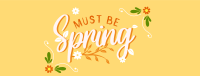 Must be Spring Facebook cover Image Preview