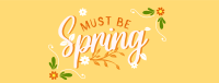 Must be Spring Facebook Cover Design