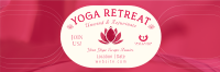 Yoga Retreat Day Twitter header (cover) Image Preview