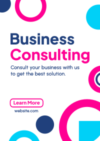 Abstract and Shapes Business Consult Flyer Image Preview