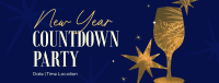 New Year Countdown Party Facebook cover Image Preview