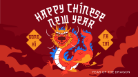 Chinese Dragon Year Facebook Event Cover Design