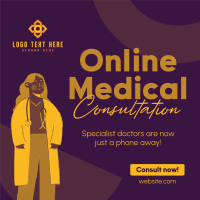 Online Specialist Doctors Instagram post Image Preview