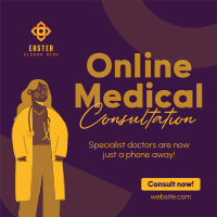 Online Specialist Doctors Instagram Post Image Preview