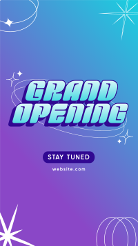 Y2K Grand Opening Facebook story Image Preview