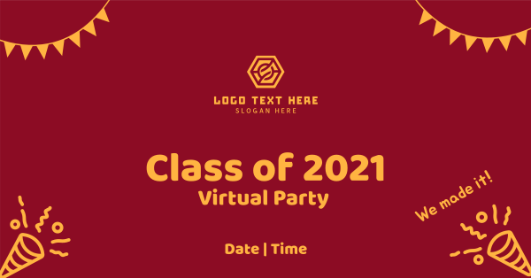 Graduation Party Invitation Facebook Ad Design Image Preview