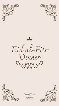 Fancy Eid Dinner  Facebook Story Image Preview