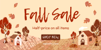 Autumn Leaves Sale Twitter post Image Preview