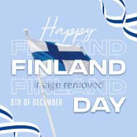 Simple Finland Indepence Day Instagram post Image Preview