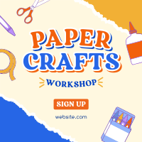 Kids Paper Crafts Linkedin Post Preview