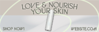 Skincare Product Beauty Twitter Header Image Preview