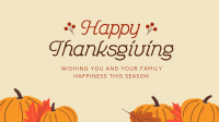 Happy Thanksgiving Facebook Event Cover Design