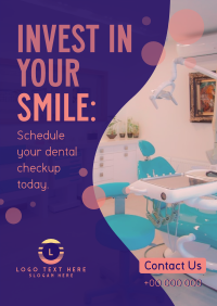 Dental Health Checkup Poster Design