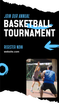 Basketball Tournament TikTok video Image Preview
