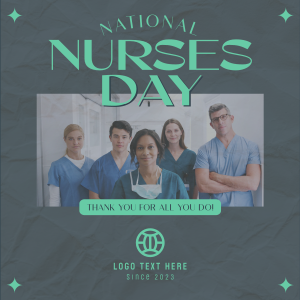 Retro Nurses Day Instagram post Image Preview