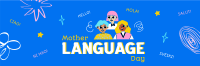 Mother Language Celebration Twitter Header Design