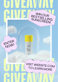 Giveaway Beauty Product Flyer Design