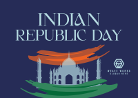 Celebrate Indian Republic Day Postcard Image Preview