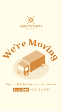 Truck Moving Services Instagram Story Design