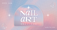 Girly Cosmic Nail Salon Facebook ad Image Preview