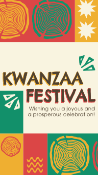 Tribal Kwanzaa Festival Facebook Story Design