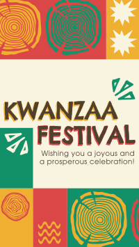 Tribal Kwanzaa Festival Facebook story Image Preview