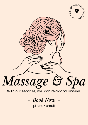 Cosmetics Spa Massage Poster Image Preview