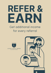 Refer and Earn Flyer Image Preview