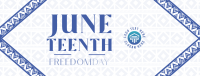 Juneteenth Freedom Revolution Facebook cover Image Preview