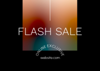 Flash Sale Today Postcard Image Preview