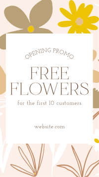 Free Flowers For You! Instagram reel Image Preview