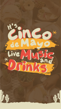 Cinco De Mayo Party TikTok Video Image Preview