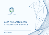 Data Analytics Postcard Design