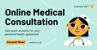 Online Medical Consultation Facebook ad Image Preview