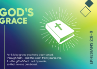 God's Grace Postcard Image Preview