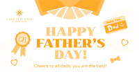 Illustration Father's Day Facebook Ad Design