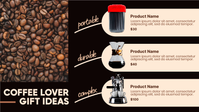 Coffee Gift Ideas Facebook event cover Image Preview