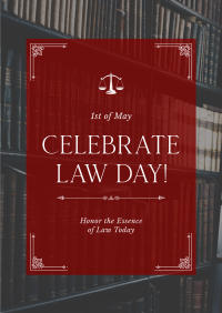 Formal Law Day Flyer Design
