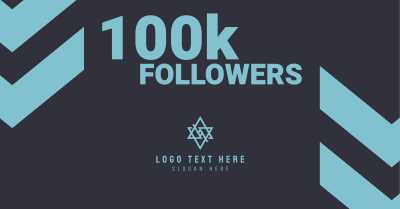 100k Followers Facebook ad Image Preview