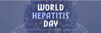 Minimalist Hepatitis Day Awareness Twitter Header Preview