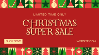 Modern Christmas Sale Facebook event cover Image Preview