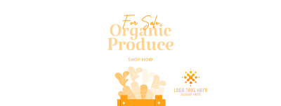 Organic Produce For Sale Facebook cover Image Preview